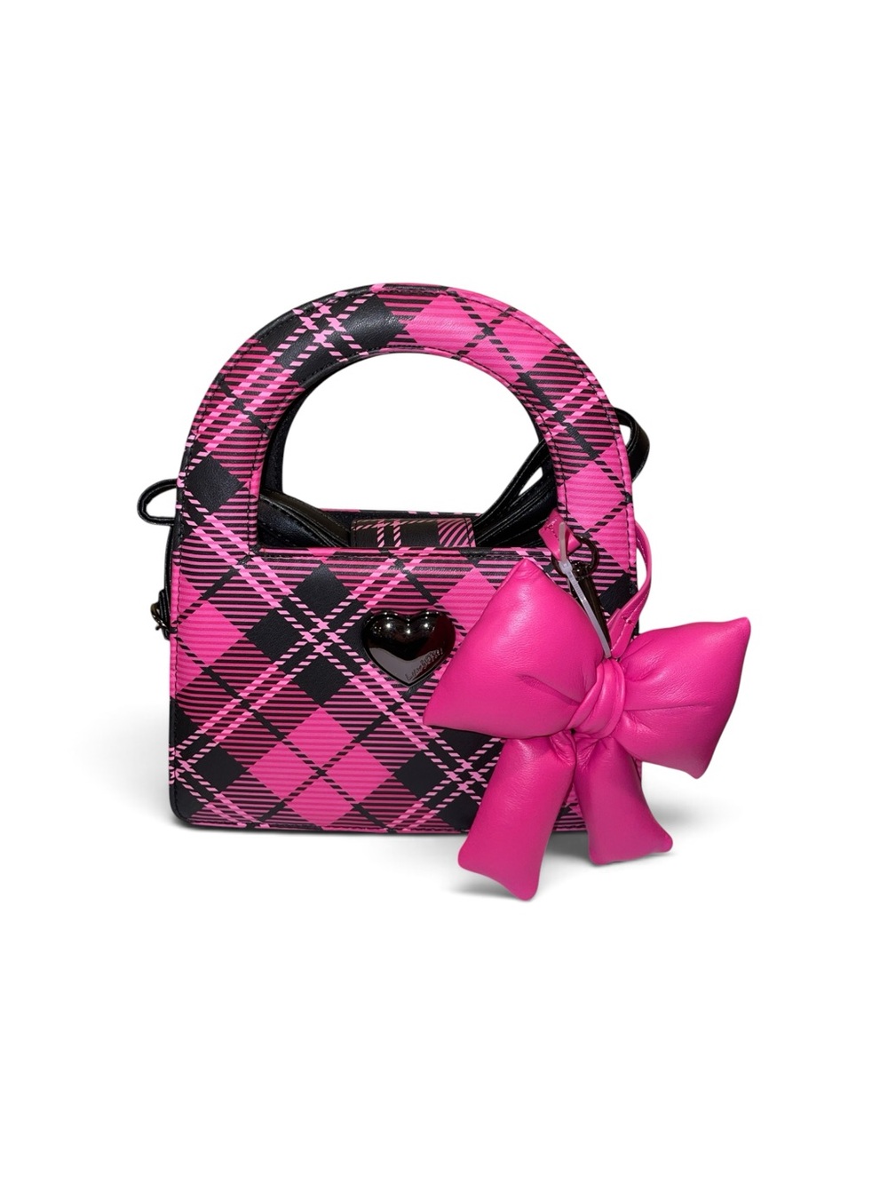 Luv Betsey Plaid Mini Bag/Crossbody Kawaii Cute Checkered Purse Girly Aesthetic